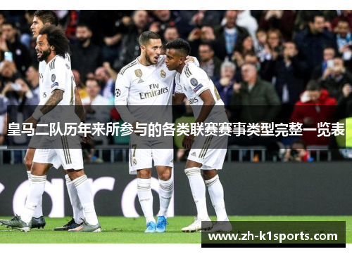 皇马二队历年来所参与的各类联赛赛事类型完整一览表